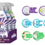 pack x3 sprays Cillit Bang de 750 ml (Higiene + Baño + Quitagrasas)
