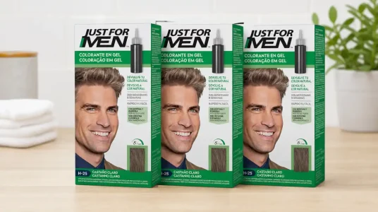 Pack x3 de tinte en gel Just For Men Castaño Claro para hombre