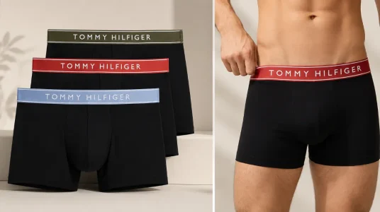 Tommy Hilfiger pack de 3 calzoncillos tipo trunk para hombre en talla M