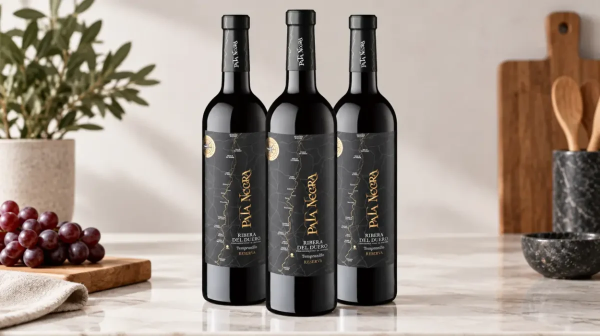 Pack x3 botellas de vino tinto Pata Negra Reserva D.O. Ribera del Duero de 750 ml