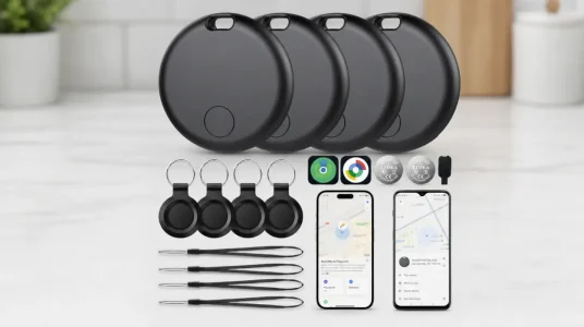 Pack x4 Smart Tracker, localizadores Bluetooth compatibles con iOS y Android
