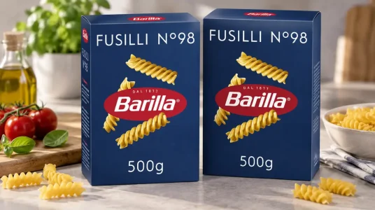 Pack x4 Pasta Fusilli Barilla de 500 g, 2 kg en total