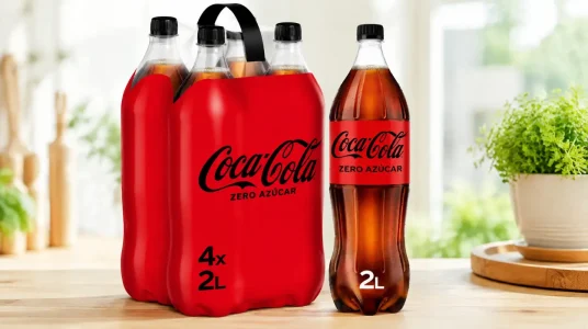 Pack x4 Coca-Cola Zero Azúcar de 2 l, el refresco de cola sin azúcar