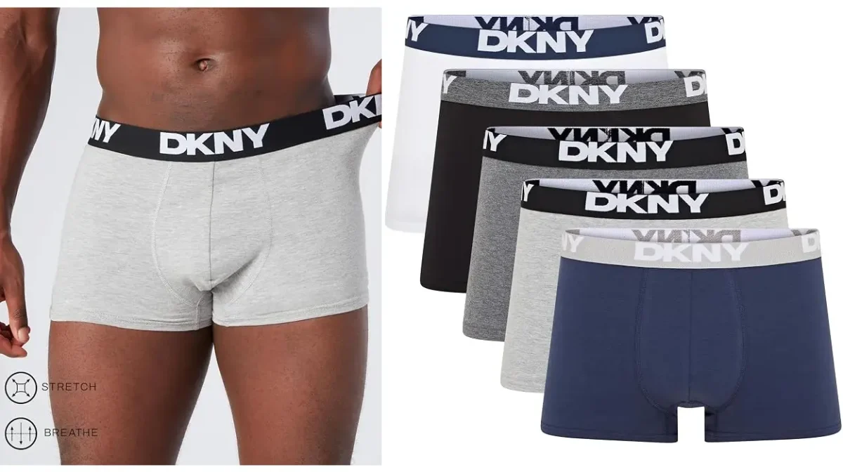 Pack x5 bóxer DKNY Portland para hombre