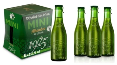 pack x6 botellas de cerveza Alhambra Reserva 1925 Mini de 22,5 cl
