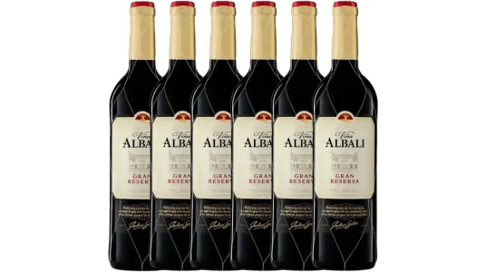 Pack x6 botellas de vino tinto Viña Albali Gran Reserva con DO Valdepeñas