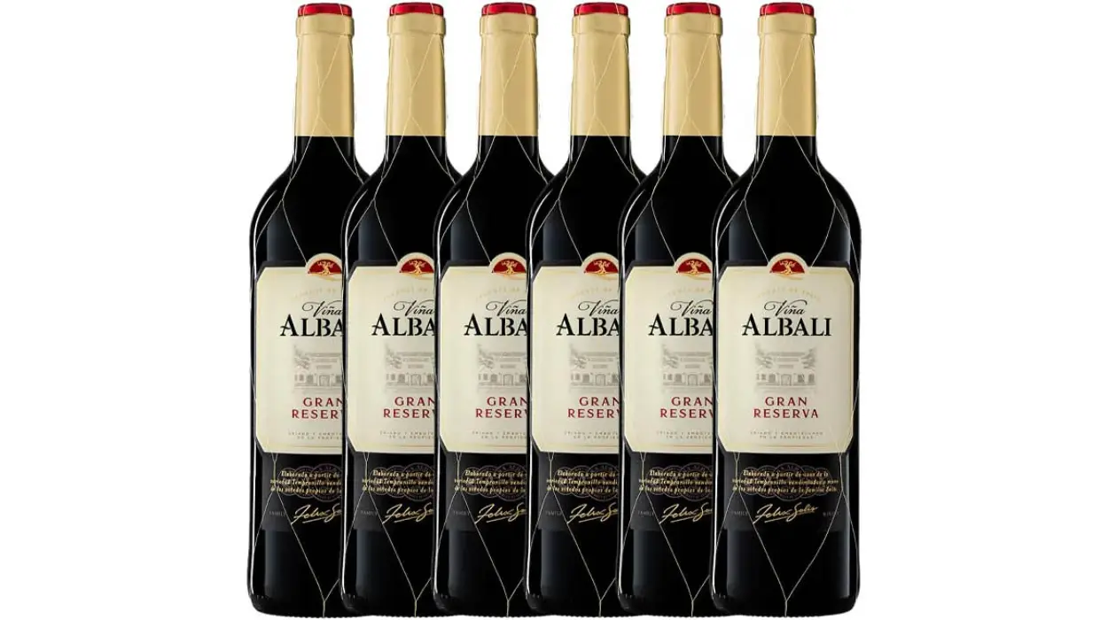 Pack x6 botellas de vino tinto Viña Albali Gran Reserva con DO Valdepeñas
