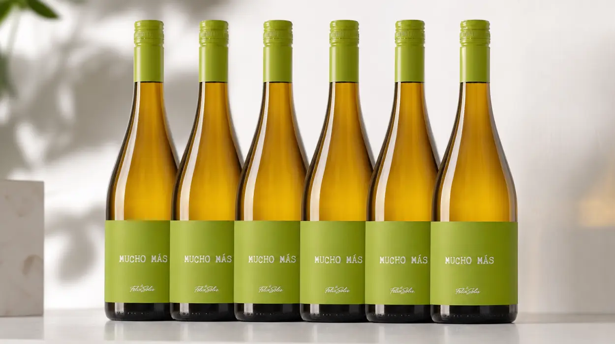 Pack x6 botellas de vino Mucho Más Blanco de 750 ml