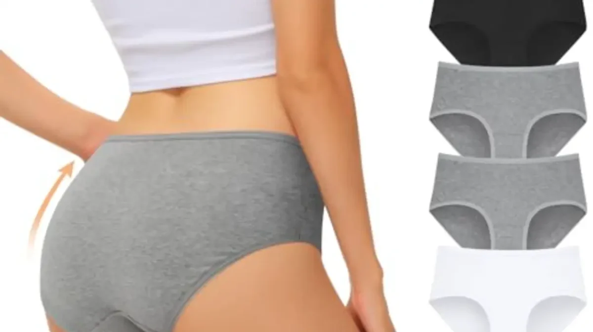 Pack x6 Bragas Falary de algodón de cintura media para mujer