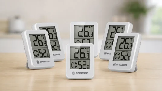 Set de 6 termohigrómetros Bresser Temeo para temperatura y humedad interior