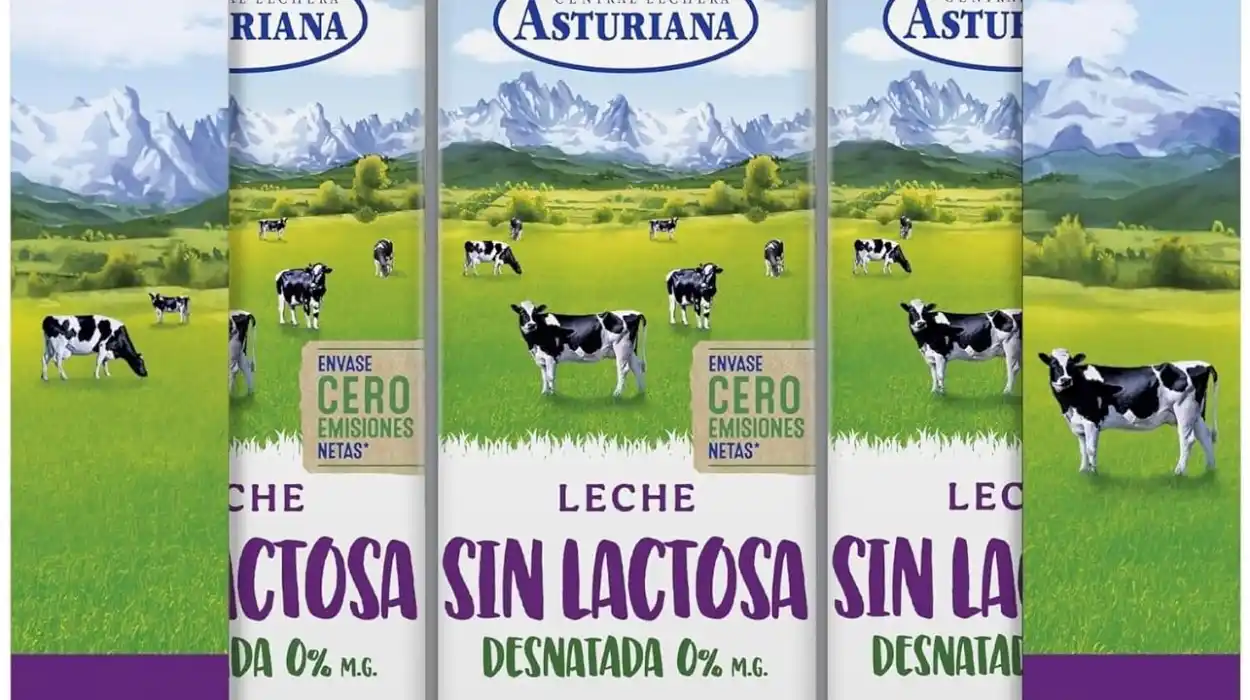 Pack x6 leche CLA desnatada sin lactosa 0% de 1 l