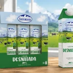 Pack x6 Leche Desnatada Central Lechera Asturiana 1 litro