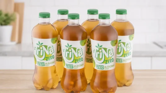 Pack x6 Trina Manzana Zero: refresco de manzana sin gas en botellas de 1,5 l
