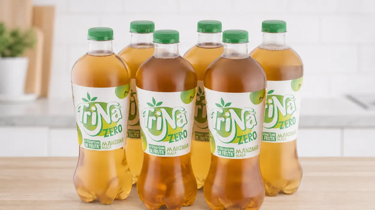 Pack x6 Trina Manzana Zero: refresco de manzana sin gas en botellas de 1,5 l
