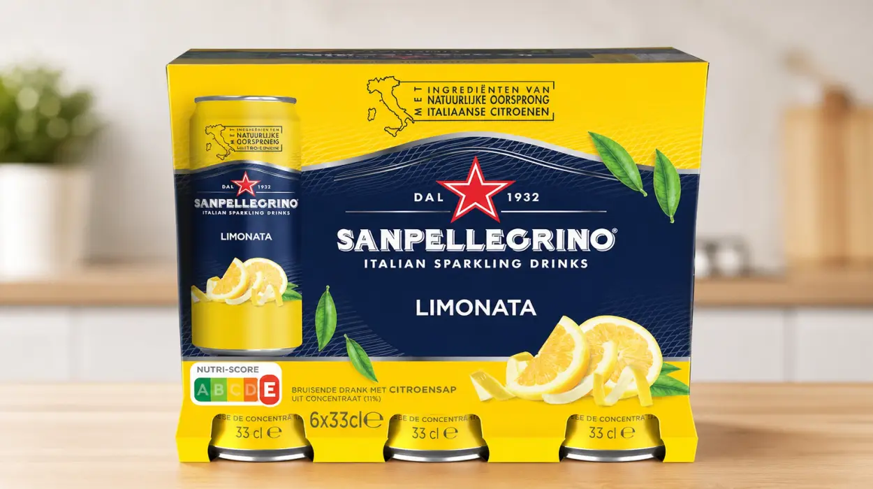 Pack x6 San Pellegrino Agua con Gas de Limón de 33 cl