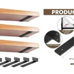 pack x6 soportes de estante industriales muy resistentes