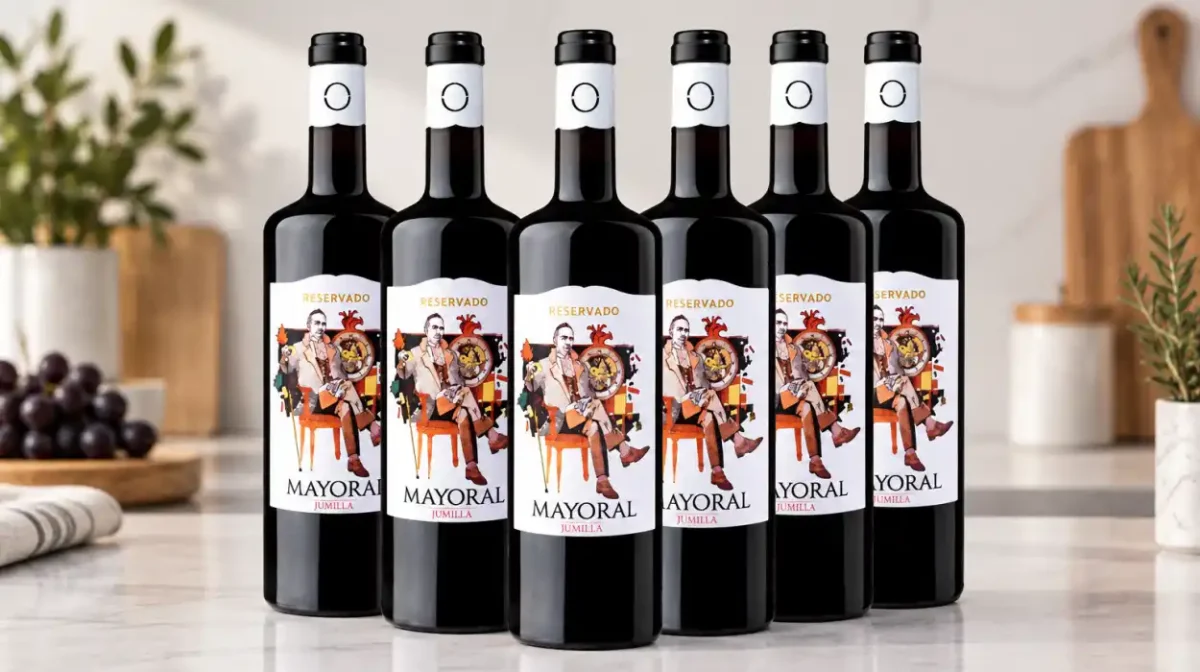 Pack x6 botellas de vino tinto Mayoral Reservado D.O. Jumilla de 750 ml