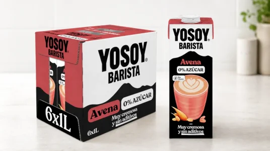 Pack x6 de bebida vegetal Yosoy de avena Barista sin azúcar, 1 l cada una