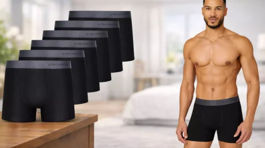 Pack x7 boxers de algodón sin etiquetas FM London para hombre