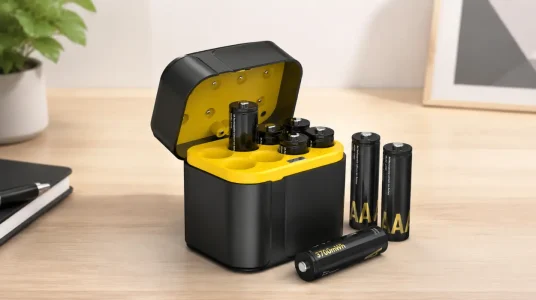 Pack x8 pilas recargables SURFOU AA de litio con cargador rápido