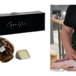 Paleta de bellota pata negra Guiju + cuña de queso de regalo