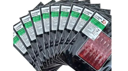 paleta cebo 50% ibérica Jamones Galán en lonchas