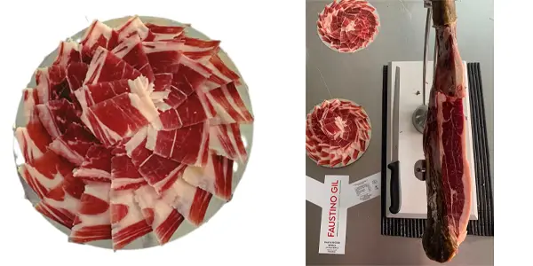 Paleta ibérica cebo 50% raza ibérica Faustino Gil