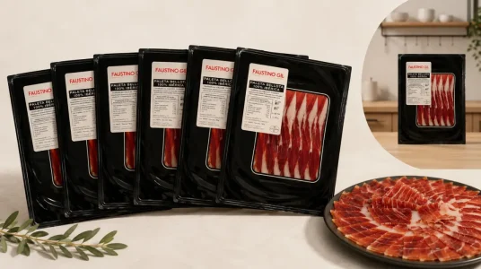6 sobres paleta ibérica bellota Faustino Gil