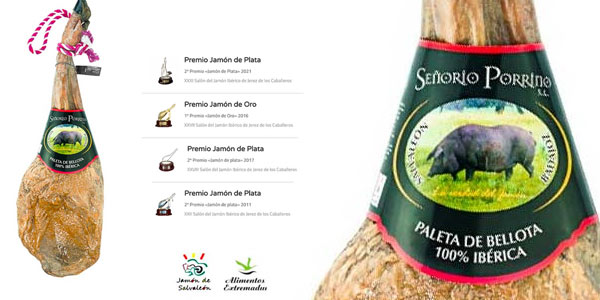 Paleta ibérica Bellota Señorio Porrino barata