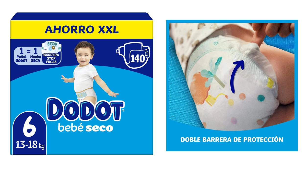 pañales Dodot Bebe Seco