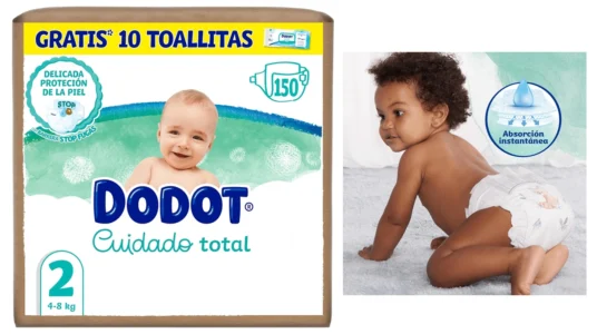 pañales Dodot Cuidado Total talla 2 baratos
