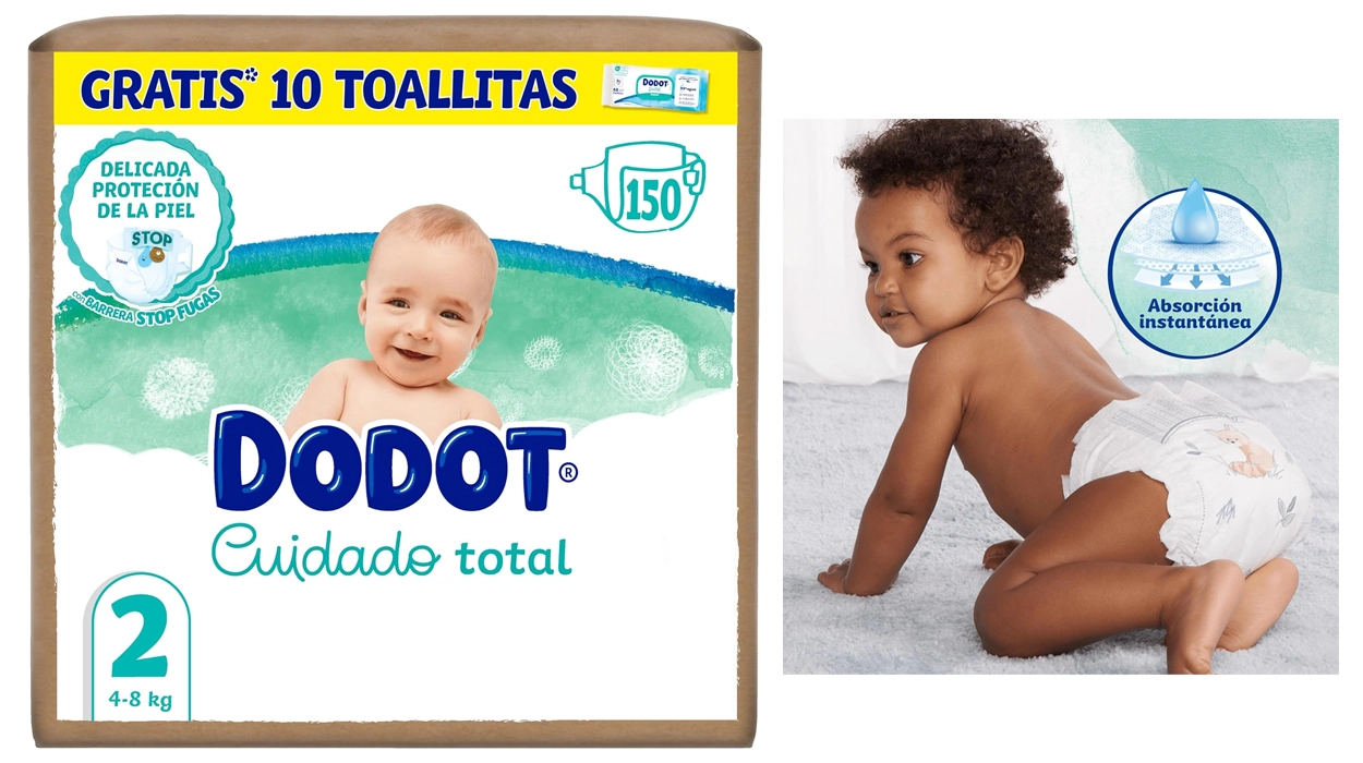 pañales Dodot Cuidado Total talla 2 baratos
