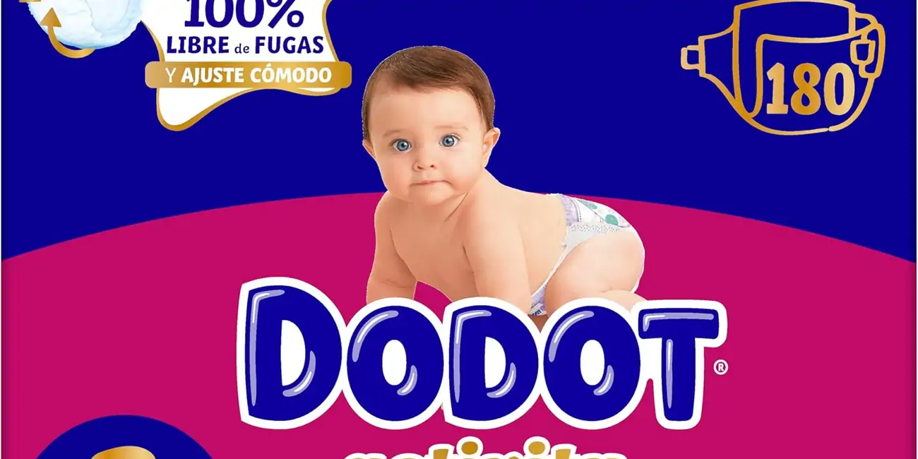 Pañales Dodot Bebé Activity Talla 3 (6-10 kg),180 Pañales hasta 12h de protección