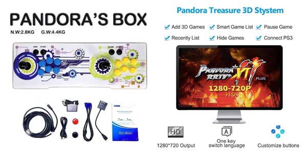 Pandora Box 3D 28900 consola arcade oferta