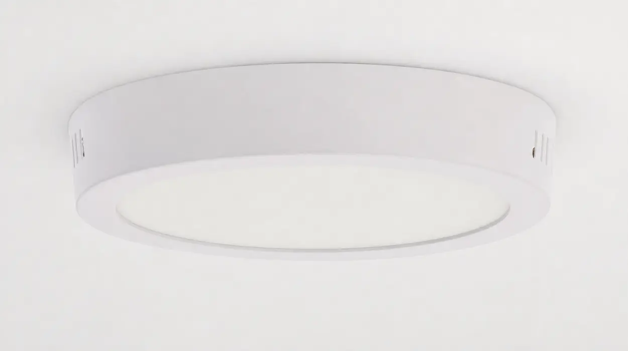 Panel LED de superficie M Ledme Serie Slim LM5240 de 12 W y 1200 lm