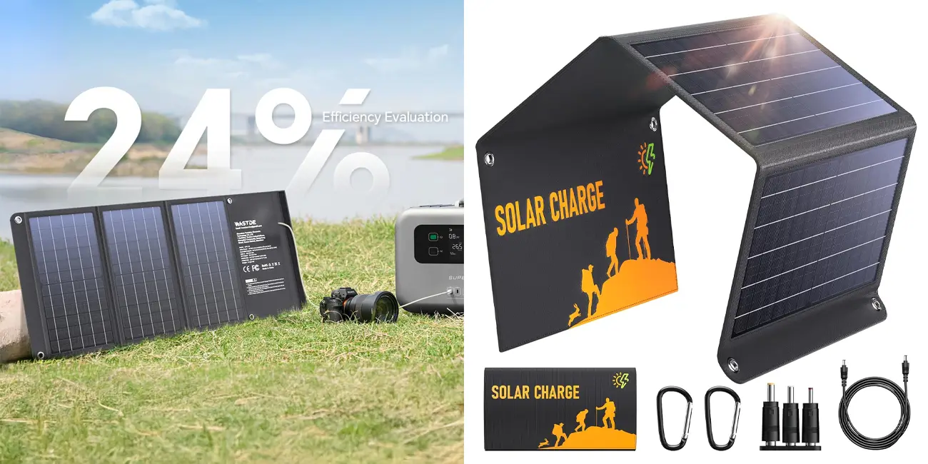 Placa solar portátil WASTDE