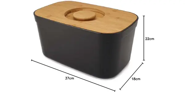 Panera de bambú con tapa Joseph Joseph