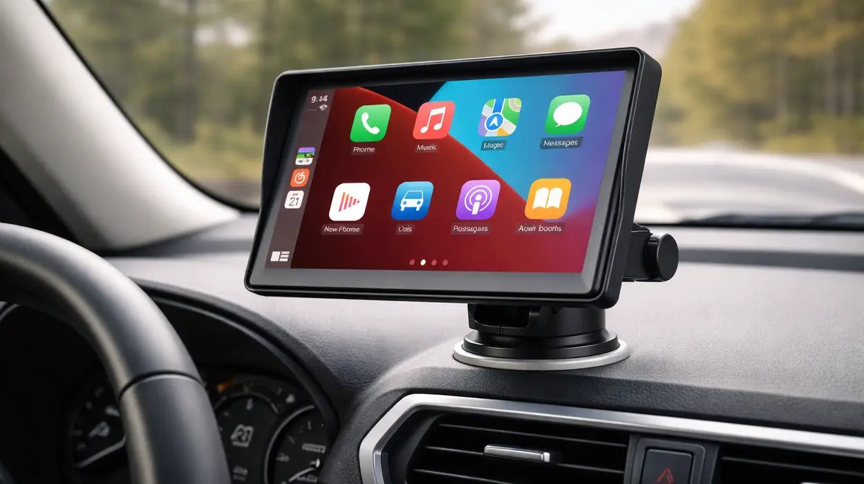 Pantalla Gearelec para Carplay/Android Auto inalámbrico