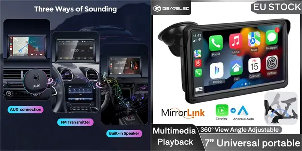 Radio con pantalla Carplay para coche universal