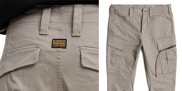 Pantalón cargo G-STAR Zip Pocket 3D Skinny oferta