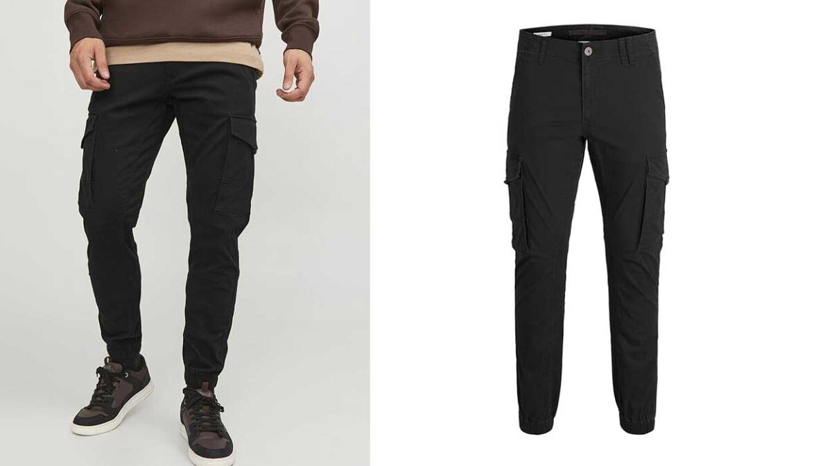 Estos pantalones cargo Jack & Jones tienen hoy un 53% de descuento y volará el stock ¡CORRE!