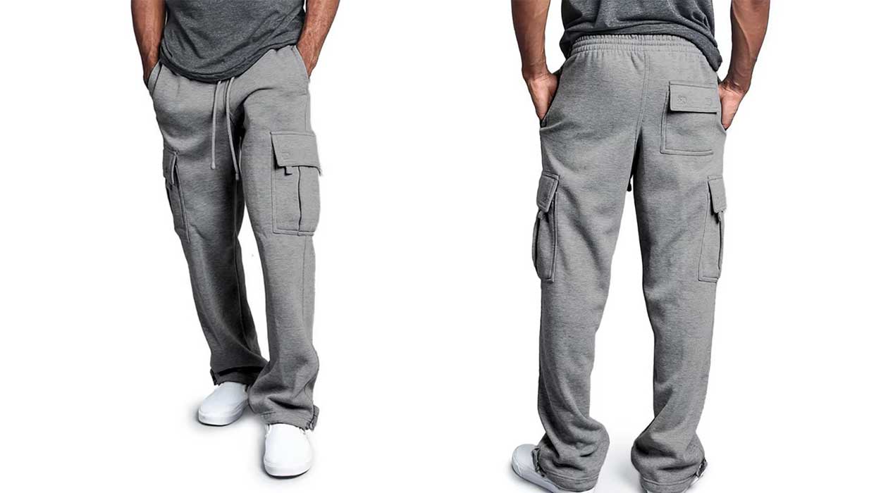 Pantalón de chándal corte recto hombre barato