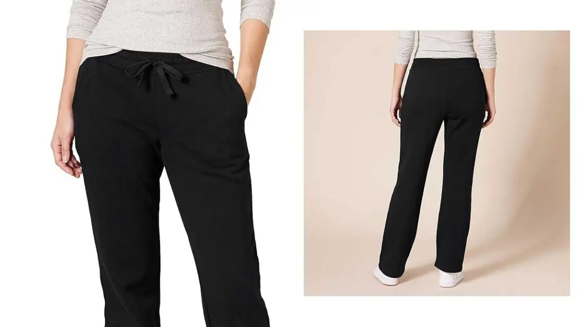 Pantalón de chándal Amazon Essentials de felpa para mujer (tallas XS a 5XL)