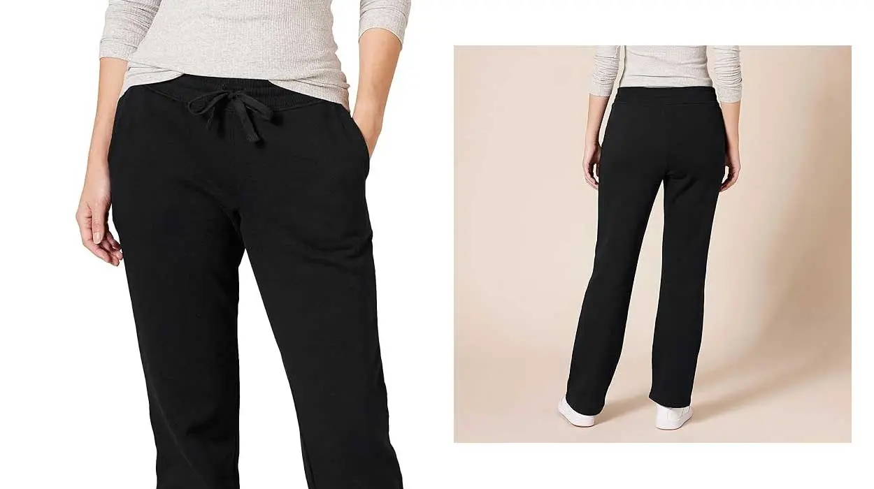 pantalón de chándal felpa Amazon Essentials mujer barato