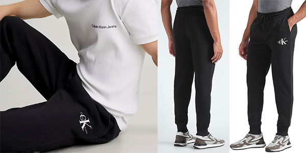 Pantalón de felpa Calvin Klein para hombre barato