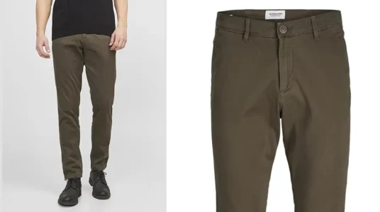 pantalón chino JAck Jones Jpstmarco Jjbowie color café para hombre barato