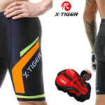 Pantalones cortos de ciclismo X-Tiger para hombre