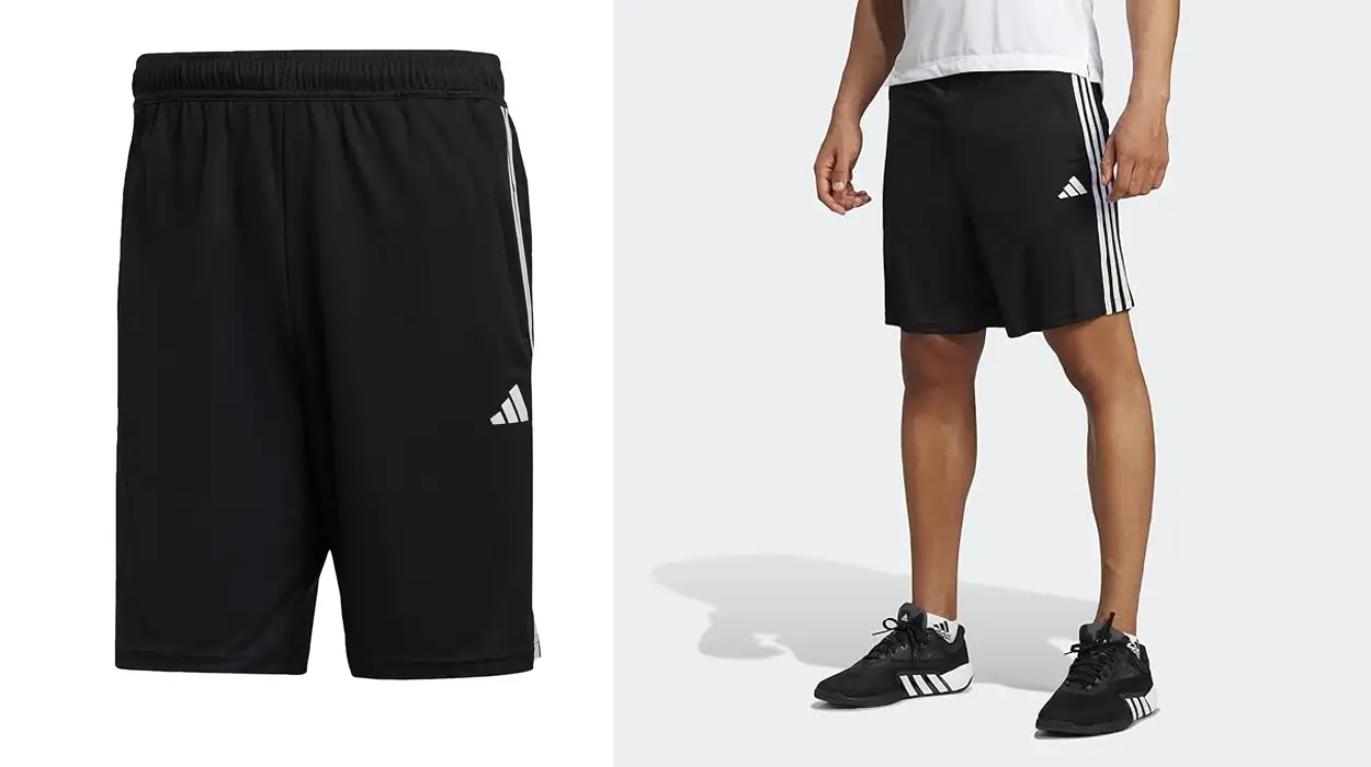 pantalón corto Adidas Train Essentials negro para hombre barato