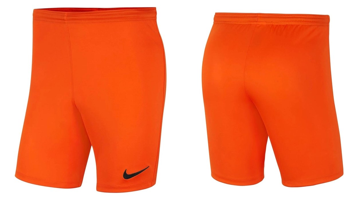 pantalón corto Nike Dry Park III NB K en color naranja