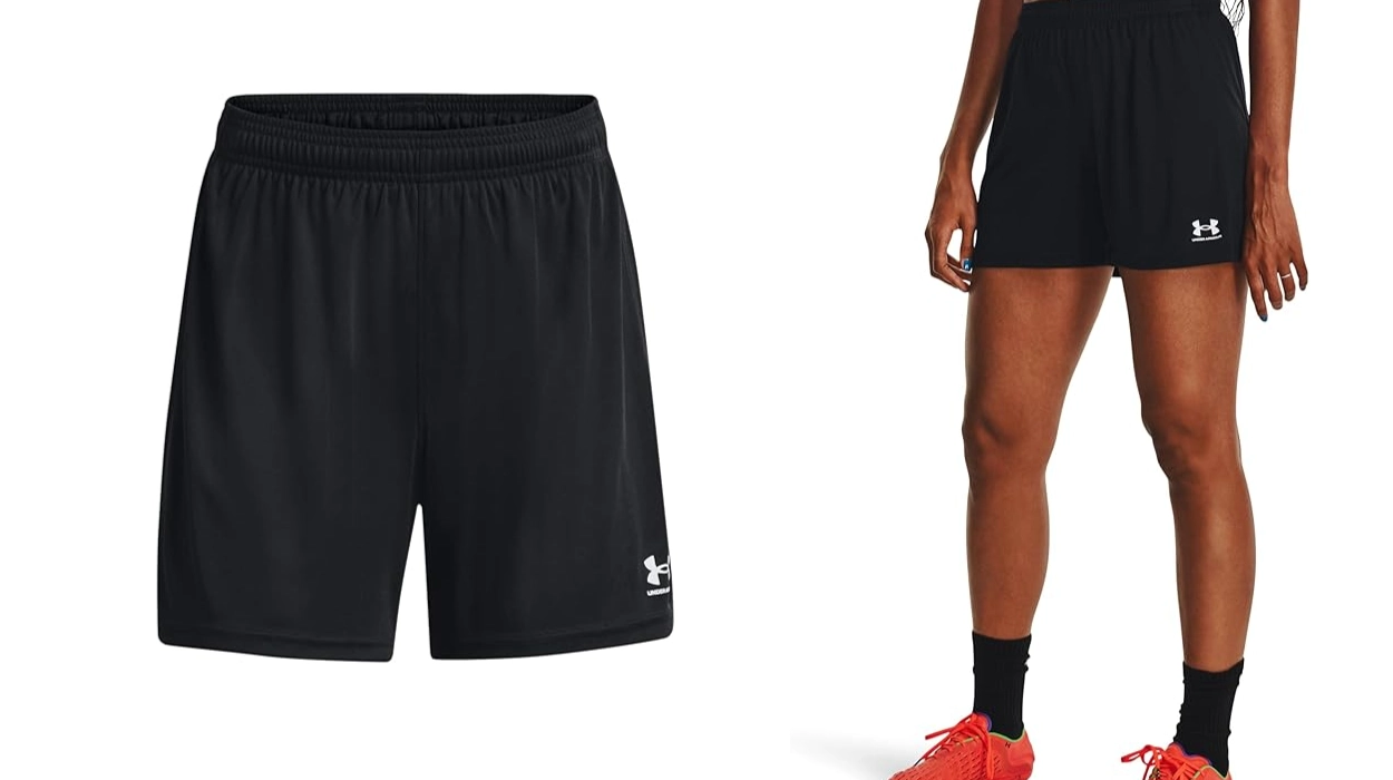 pantalón corto Under Armour Challenger Knit para mujer